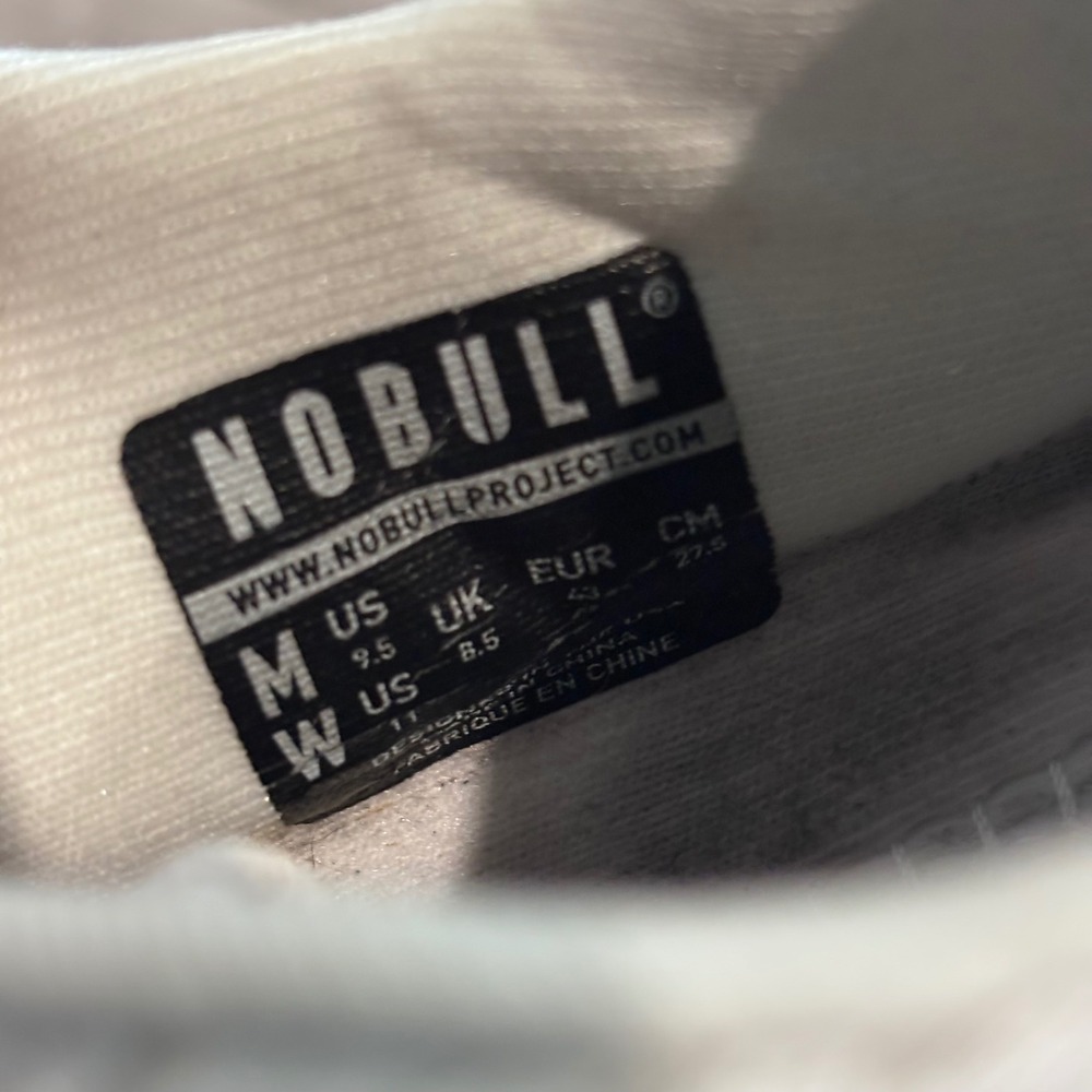NOBULL Ripstop Runner Mens 9.5 Womens 11 Grey White Speckled Athletic Sneakers - Picture 8 of 8